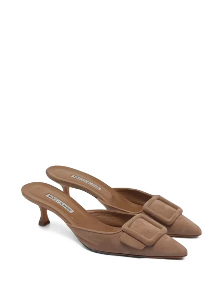 Csatos mules Manolo Blahnik barna