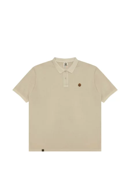 Tricou polo Aape By A Bathing Ape cu aplicații