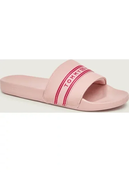TOMMY HILFIGER Saboți / roșu cranberry roz