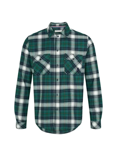 U.S. POLO ASSN. Košile Ruben safírová / zelená bílá