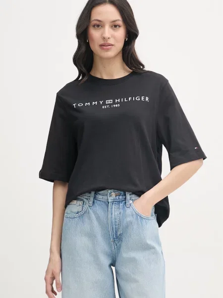 Tommy Hilfiger T-shirt Γυναικείο μαύρο