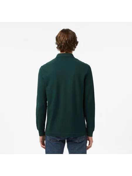 Поло Lacoste зеленое