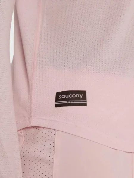 Лонгслив Saucony розовый