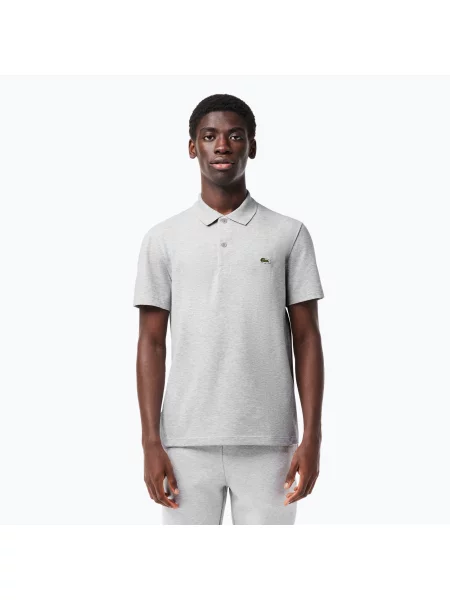 Férfi galléros póló Lacoste silver chine Polo szürke