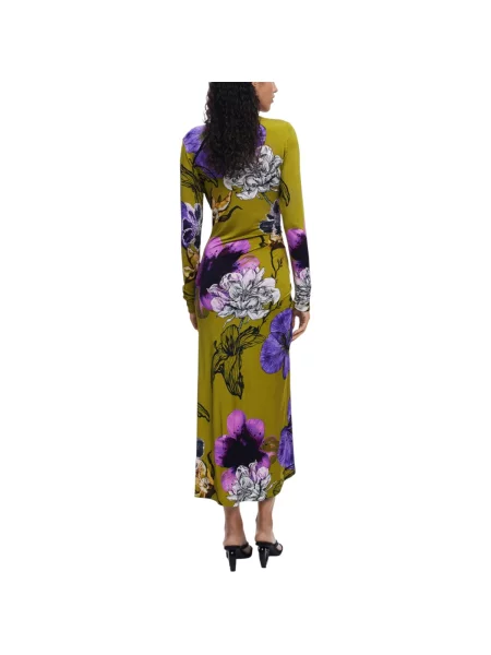Desigual Šaty mix barev zelené