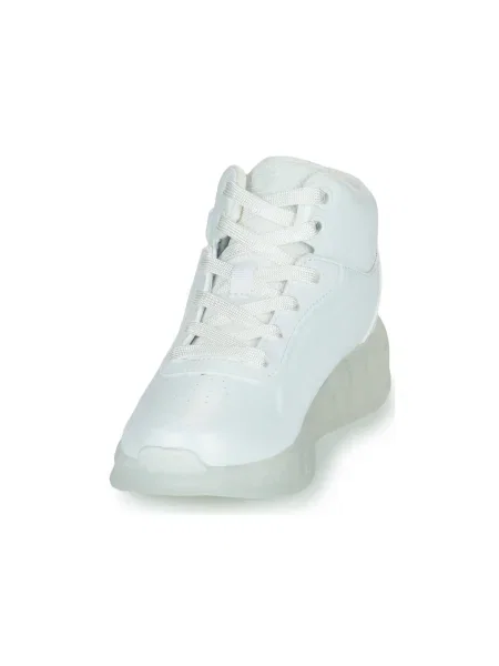 Členkové topánky Skechers biela