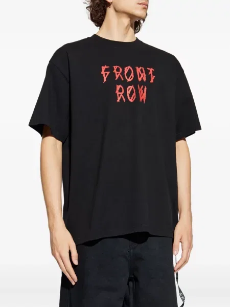 Tričko 44 Label Group s potiskem černé