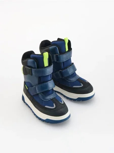 Reserved Botine înalte bleumarin