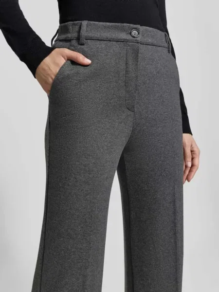 Spodnie o kroju regular fit z mieszanki bawełny i Weekend Max Mara