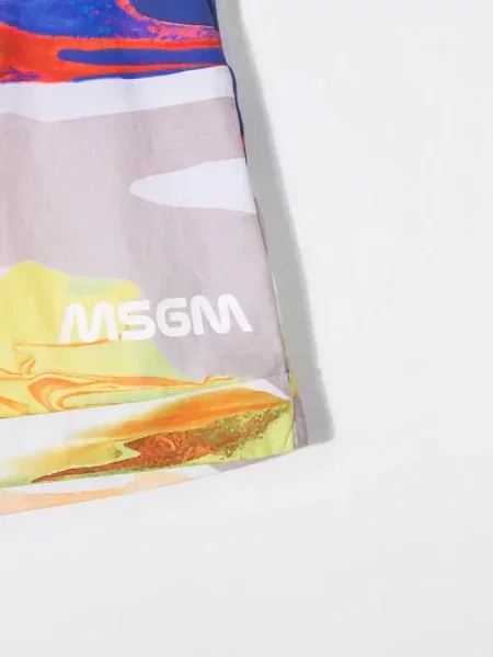 Bermudy dziecięce Msgm pomarańczowe