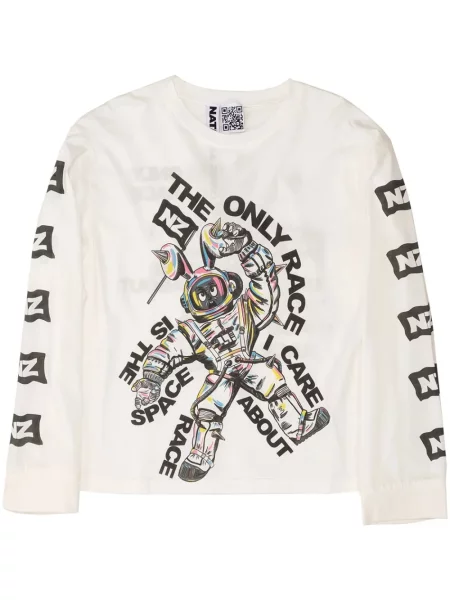 Tricou Natasha Zinko cu imagine alb