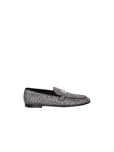 Półbuty Dolce And Gabbana skórzane brązowe