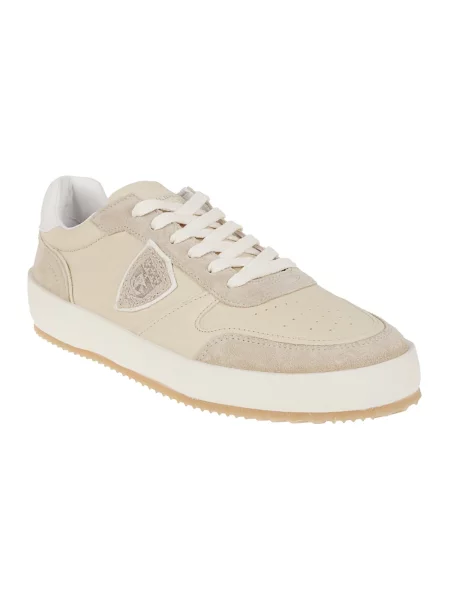 Buty do tenisa Philippe Model zamszowe do tenisa beżowe