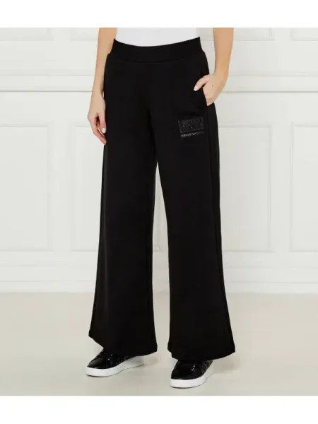 Pantaloni de trening | flare fit negru
