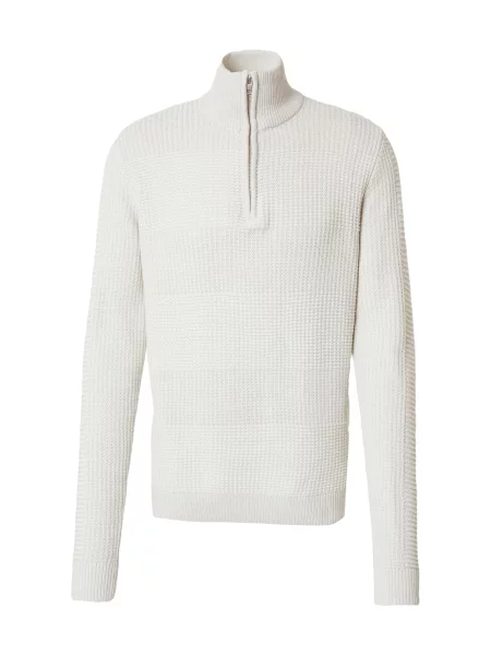 JACK & JONES Pulover JJHugo deschis gri