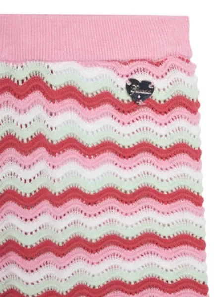 Kalhoty z materiálu Guess růžové