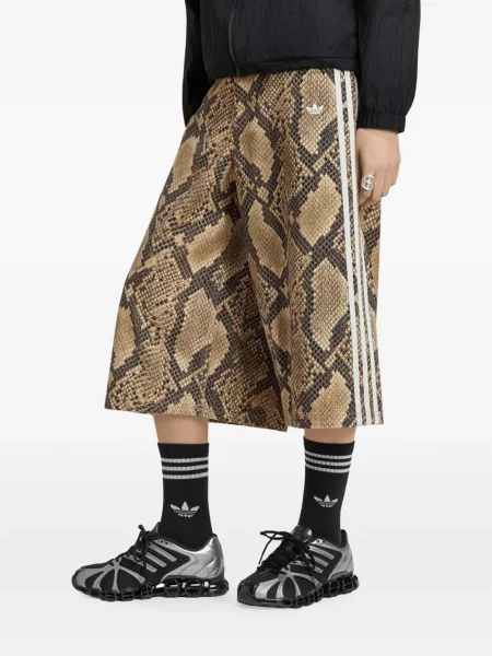 Sneakerși Adidas Superstar cu imagine cu model piele de șarpe galben