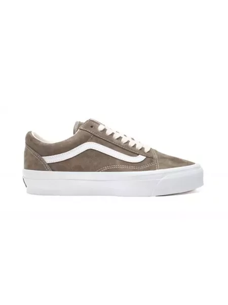 Sneakersy Vans Old Skool zamszowe brązowe