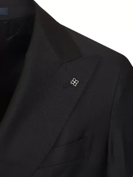 Costum Tagliatore cu două rânduri de nasturi albastru