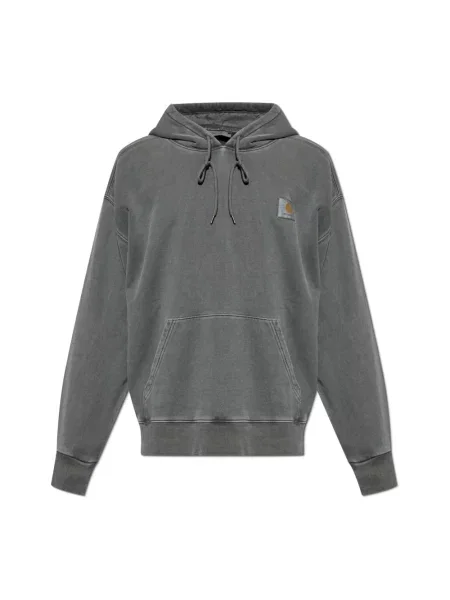 Bluza z kapturem Carhartt Wip z kapturem szara