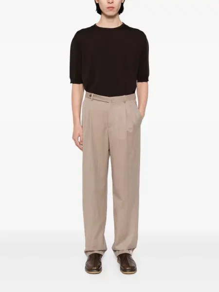 Tricou Lardini tricotate maro