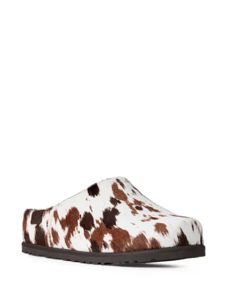Papuci tip mules Ugg alb