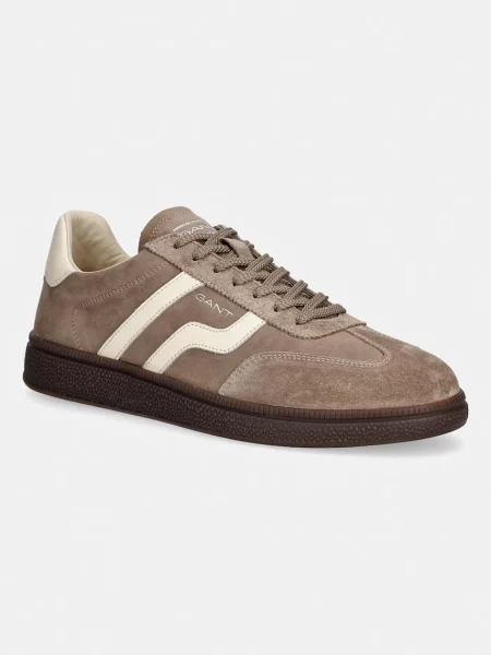 Gant Cuzmo sneakers pentru bărbați din piele întoarsă bej