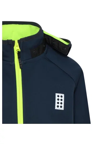 Kurtka softshell dziecięca LEGO LWSKY granatowa niebieska