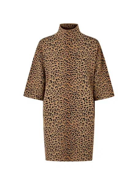 Rochie mini Givenchy cu imagine cu model leopard