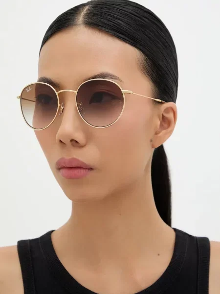 Ray-Ban okulary przeciwsłoneczne złoty żółte