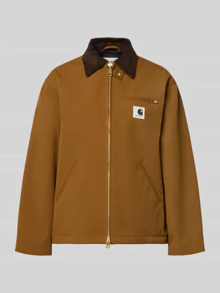 Kurtka ze stójką i dwukierunkowym zamkiem błyskawicznym model Clark' Carhartt Work In Progress