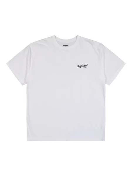 Tricou Neighborhood cu decolteu rotund alb