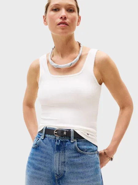 Топ Tommy Hilfiger білий