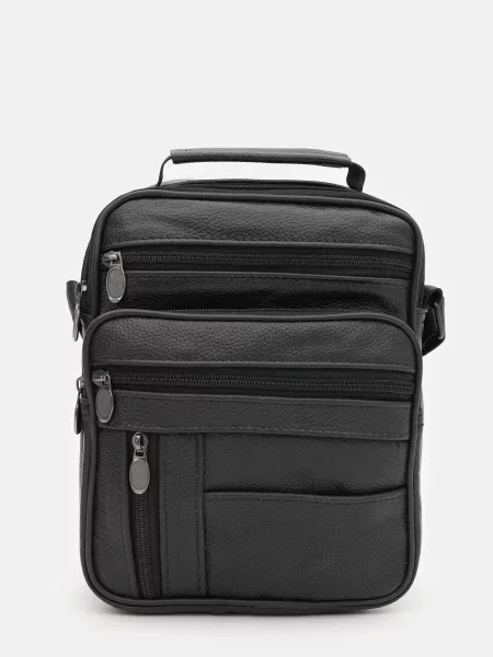 Borsa Leather Мессенджер Шкіра чорний