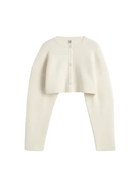 Kardigan Toteme wełniany biały