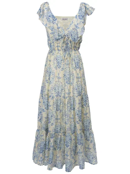 Influencer Obleka Sky floral mešane barve