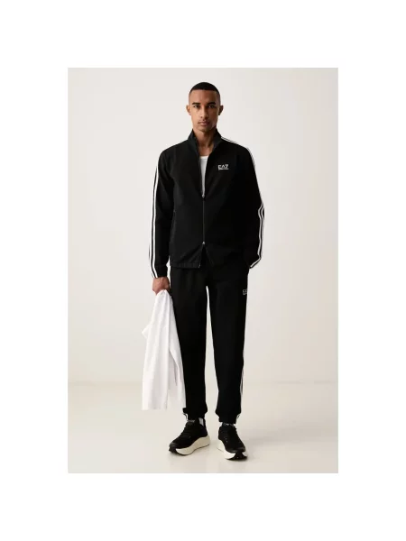 Komplet dresowy Ea7 Emporio Armani na siłownię czarny