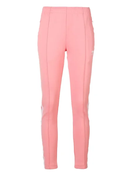 Leggings Adidas alergare cu model floral cu imagine roșu