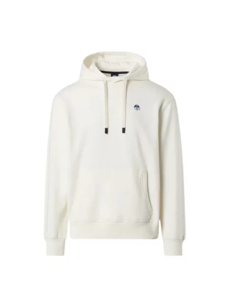 Bluza z kapturem North Sails z kapturem z logo biała