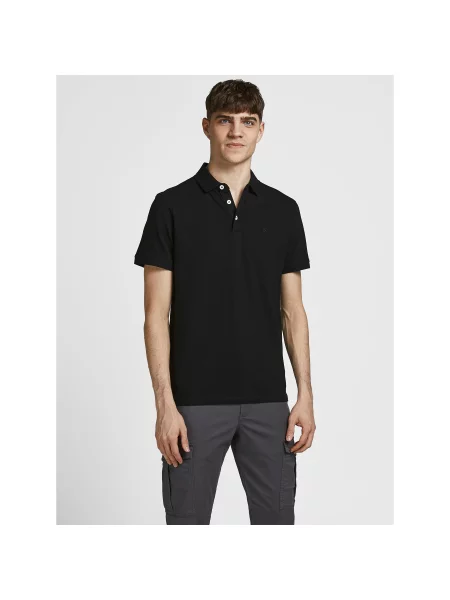 Jack&Jones Polo majica Paulos Slim Fit črna