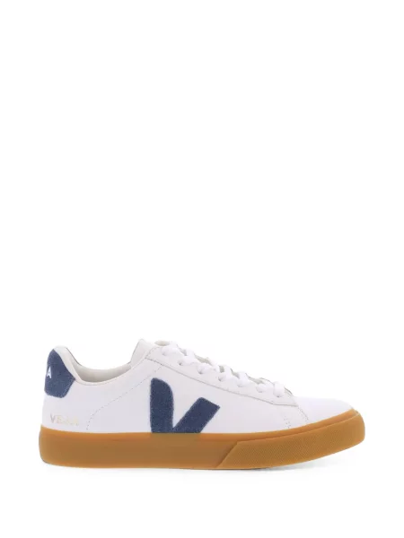 Sneakerși Veja Campo din piele alb