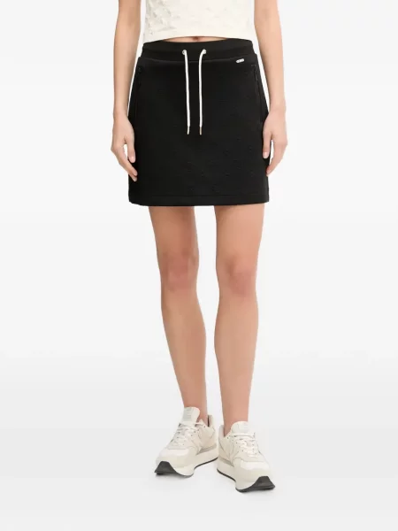 Fusta mini Guess cu cordon negru