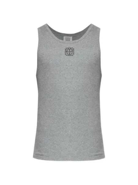 Grafic top Vetements gri