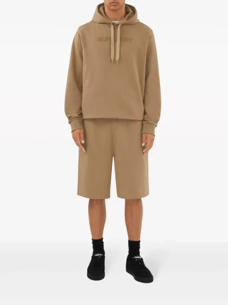 Šortai Burberry su aplikacija ruda