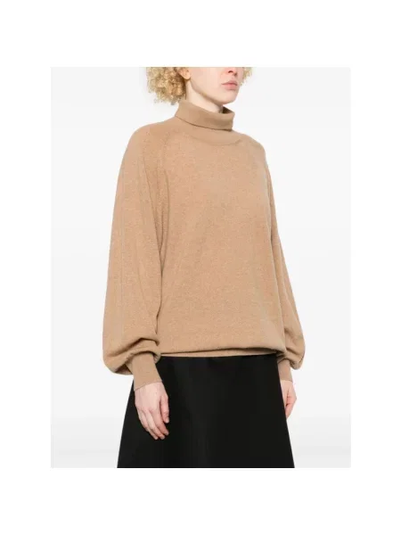 Sweter Khaite brązowy