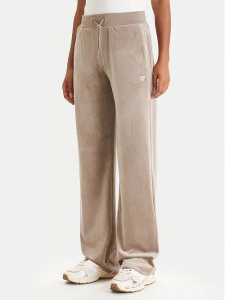 Guess Спортивні штани бежевий