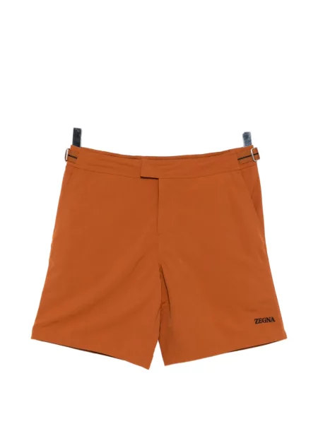 Slip de baie Zegna cu cataramă maro