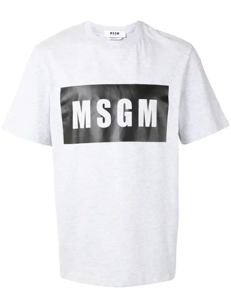 Tricou Msgm cu imagine gri