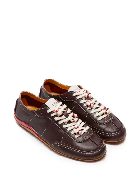 Sneakerși Lili Curia din piele roșu