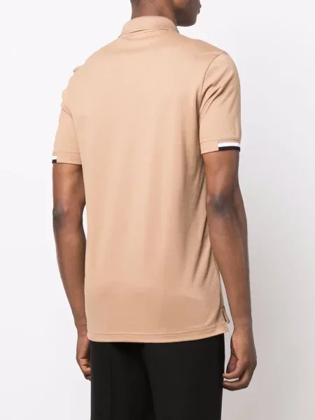 Tricou polo Boss cu dungi